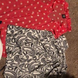 2 dress shirts size Large